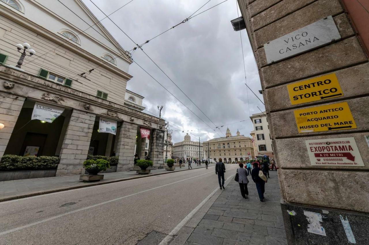 Joivy Elegant Flat For 7, In The Heart Of Genoa Lejlighed Eksteriør billede
